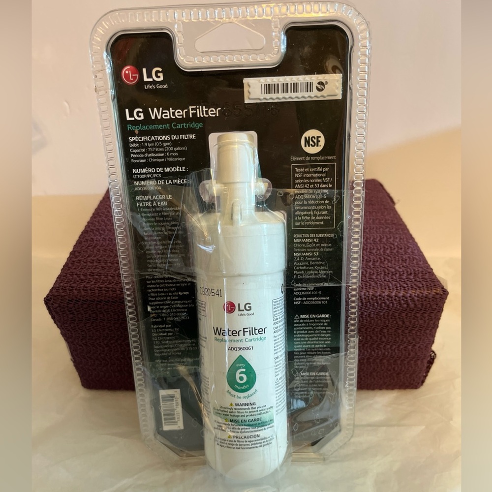 LG WATER REPLACEMENT‎ FILTER 
LT700P/PC/PCS NEW